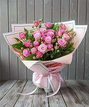 Букет Розовый кустик #REPLACE_PRED# Рошале