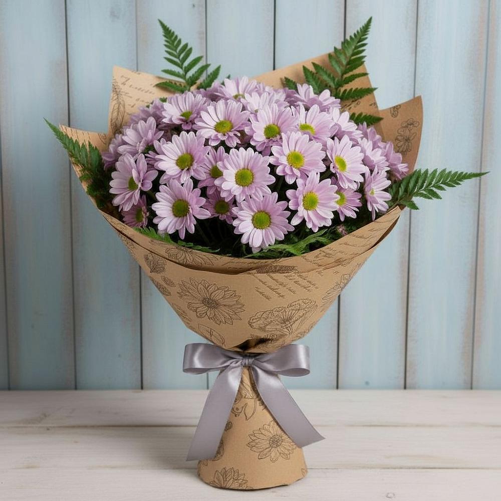 Букет цветов из: Хризантемы в Рошале