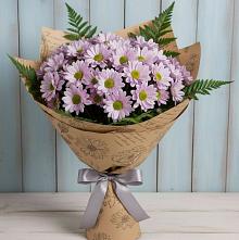 Букет цветов из:  Хризантемы #REPLACE_PRED# Рошале