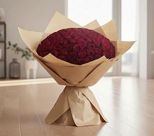 Букет 101 Красная роза в Рошале
