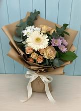 Букет цветов из:  Герберы и Хризантемы в Рошале