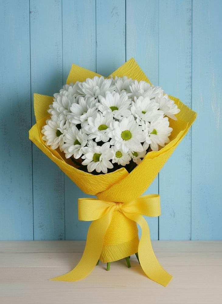 Букет цветов из: Хризантемы в Рошале