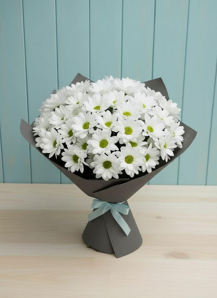 Букет цветов из: Хризантемы в Рошале