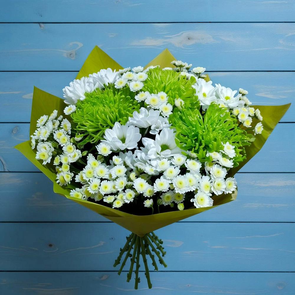 Букет цветов из: Хризантемы в Рошале