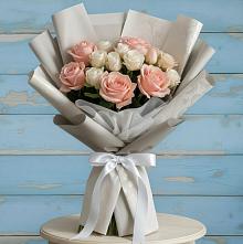 Букет цветов из:  Розы #REPLACE_PRED# Рошале