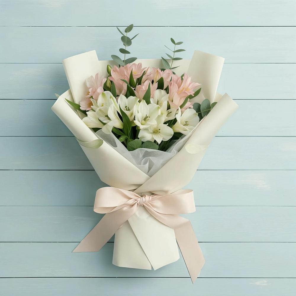 Букет цветов из: Альстромерии в Рошале