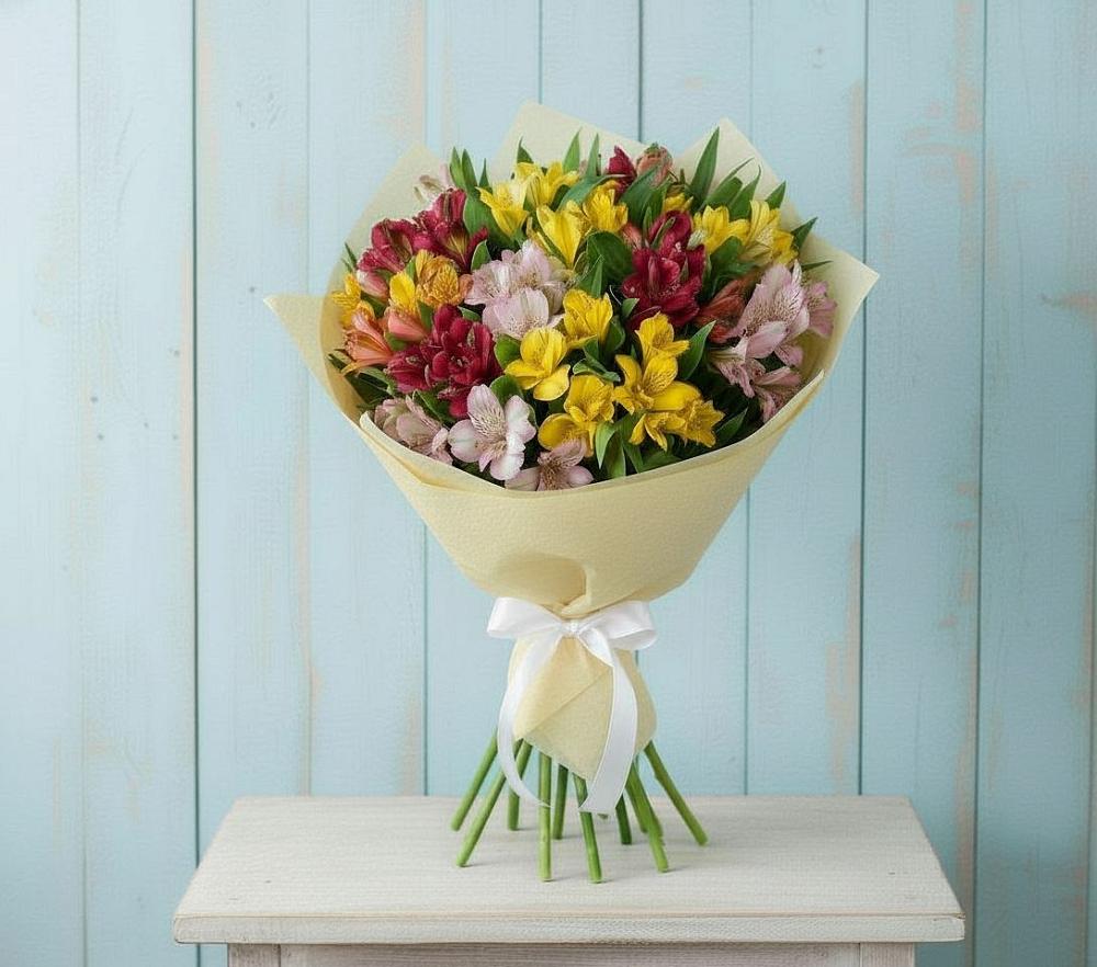 Букет цветов из: Альстромерии в Рошале