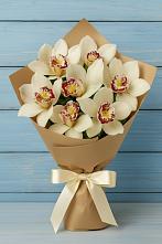 Букет цветов из:  Орхидеи и Розы в Рошале