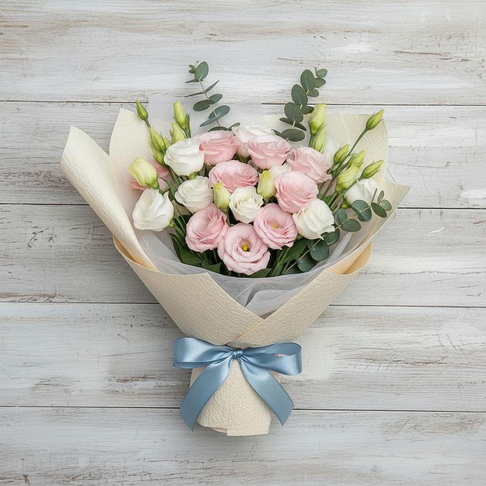 Букет цветов из: Лизиантусы в Рошале